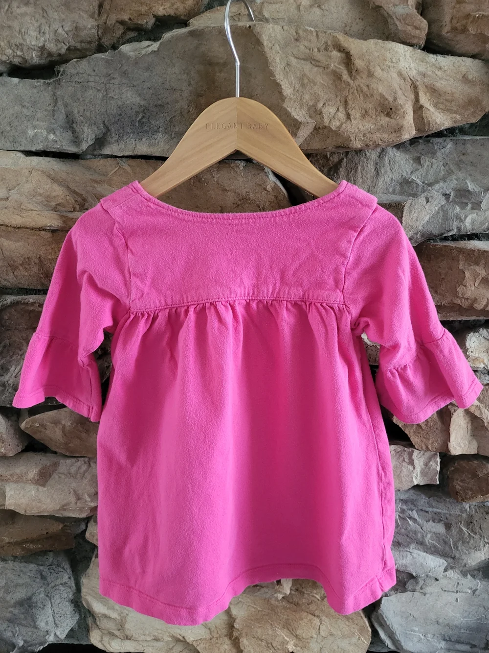 Pink Floral Embroidered Tunic Peasant Top
